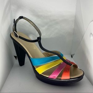Multi color heels